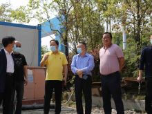 张世湘同志到辰溪调研辰溪新汽车站建设等相关工作