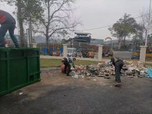 保养厂迅速组织职工开展清理行动