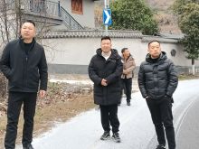 分公司经理蒋利军带队开展探路巡查、安全督办工作