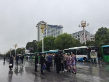 怀运集团靖州分公司(公交)助力怀化市第七届“太极拳锦标赛”保驾护航