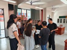 怀运集团洪江分公司进校园开展校园直通车及定制快车宣传活动