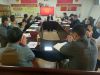 喻林森同志到安客分公司指导党员组织生活会