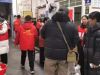 洪江汽车站内的“一抹红”