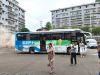 以练筑防 护航出行—怀运集团洪江分公司开展 客运车辆自燃救援应急演练